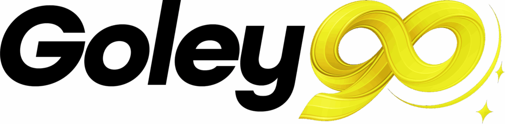 Goley90 logosu siyah yazılı